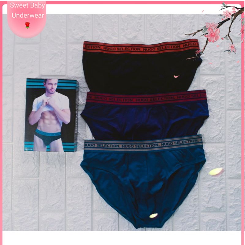 CD Cowok Dewasa || Celana Dalam Merek Hugo || Hugo Asli ORI Best Quality