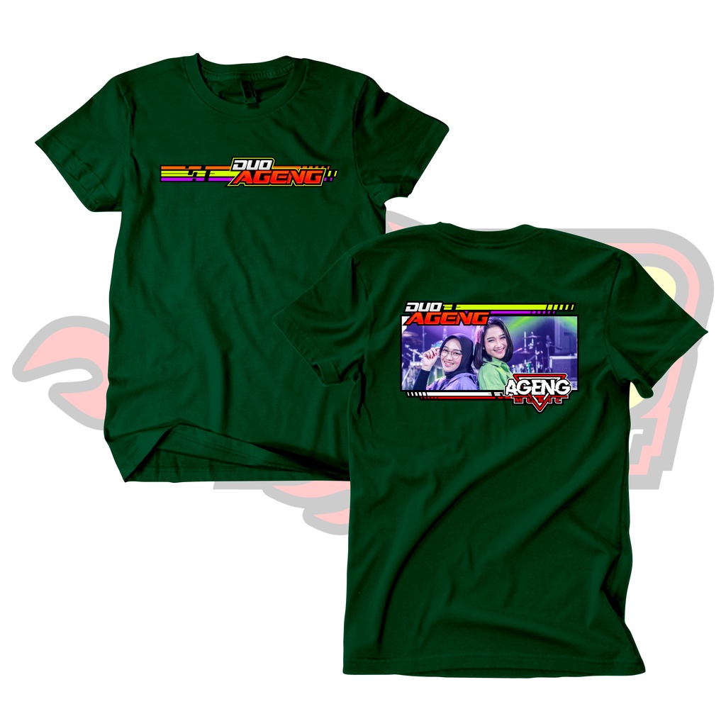 Kaos Duo Ageng Musik Ramayana Katun Combed Distro