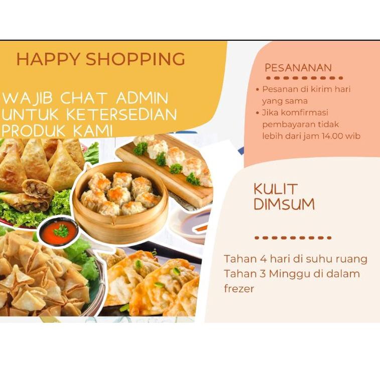 

✨Promo✨ Hari Ini Kulit sambosa/samosa uk 8x32cm (besar) isi 50pcs !