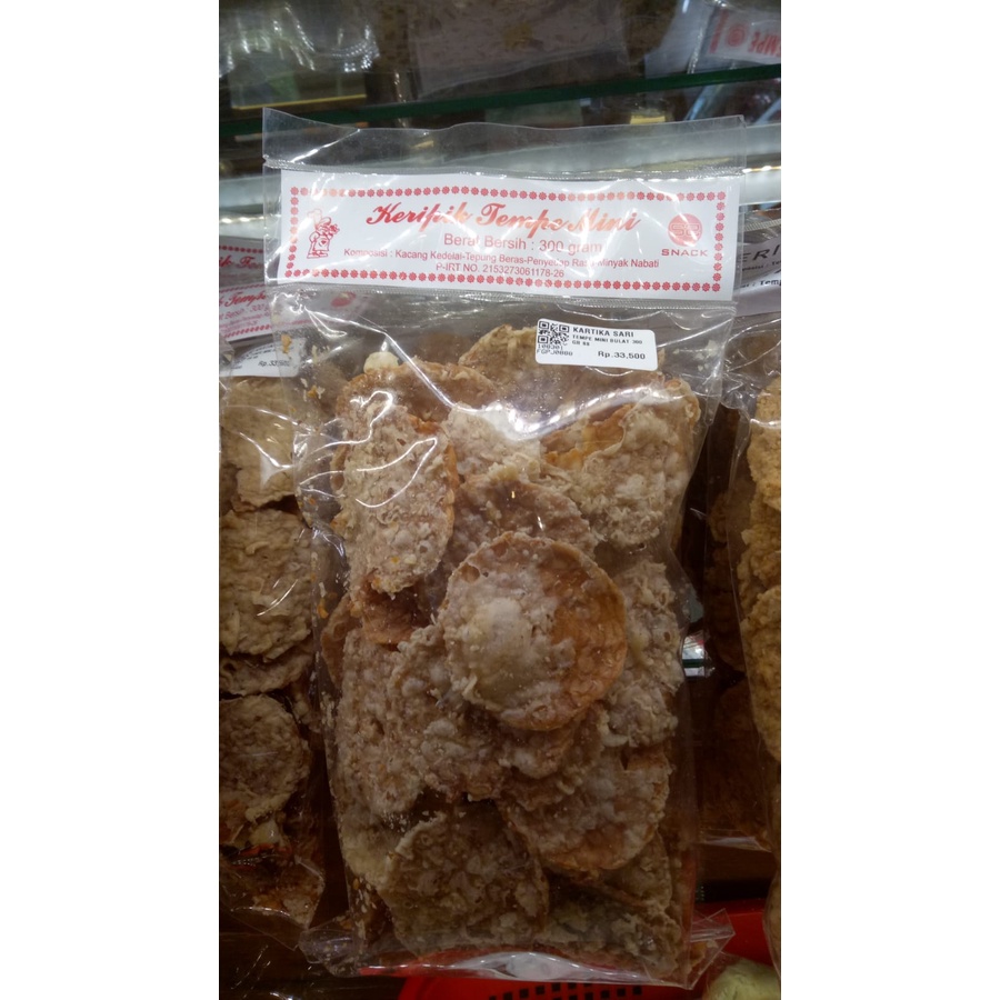 

READY CIKARANG 02 NOV 2024 - KERIPIK TEMPE MINI BULAT SS KARTIKA SARI OLEH OLEH BANDUNG VIRAL SALE PROMO PAKET HADIAH BOLU CAKE LEGIT PIA ROTI PIE COOKIES PASTRY LAPIS KULINER CEMILAN DESSERT CROISSANT CROFFLE BUTTER SUGAR VIENNOISERIES HITS HYPE CILOK CI