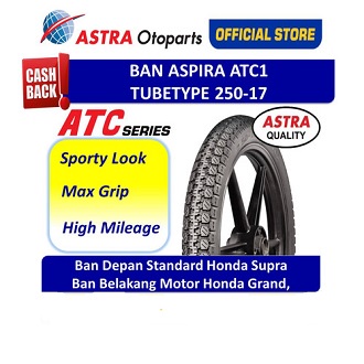 Ban Motor 2.50-17 R17 ATC Aspira Tubetype Ban Grand, Supra, Kharisma Original Murah