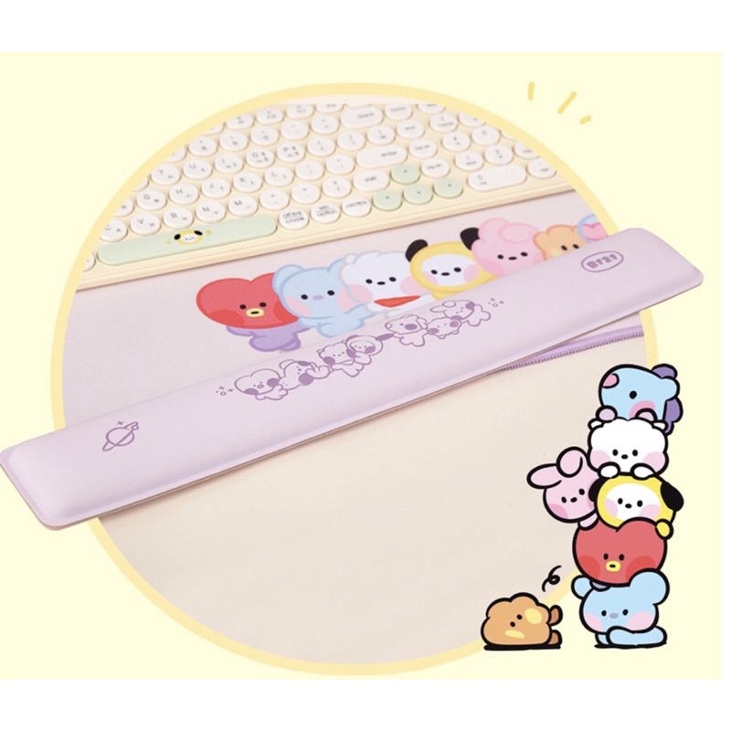 BT21 Official Keyboard Restpad Import Korea