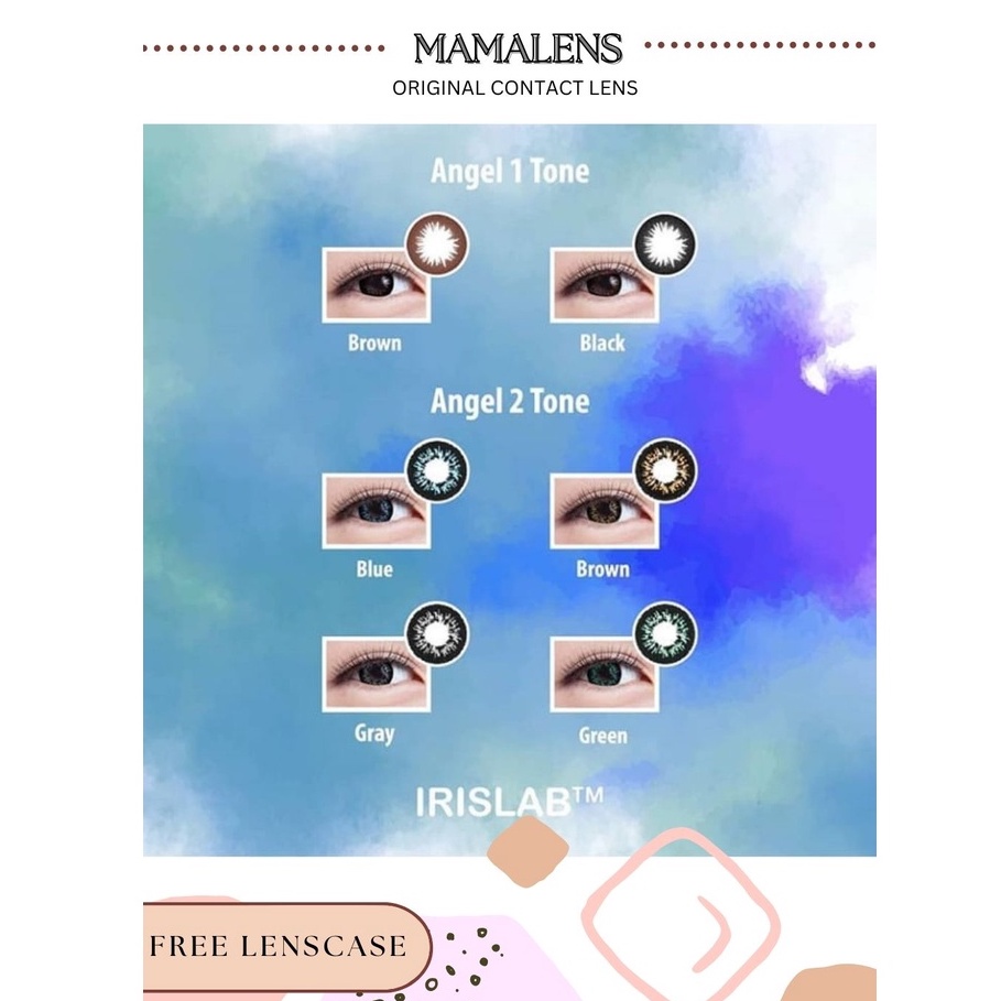SOFTLENS LIVING COLOR ANGEL MINUS -2.75 SD -6.00 | FREE LENSCASE - MAMALENS