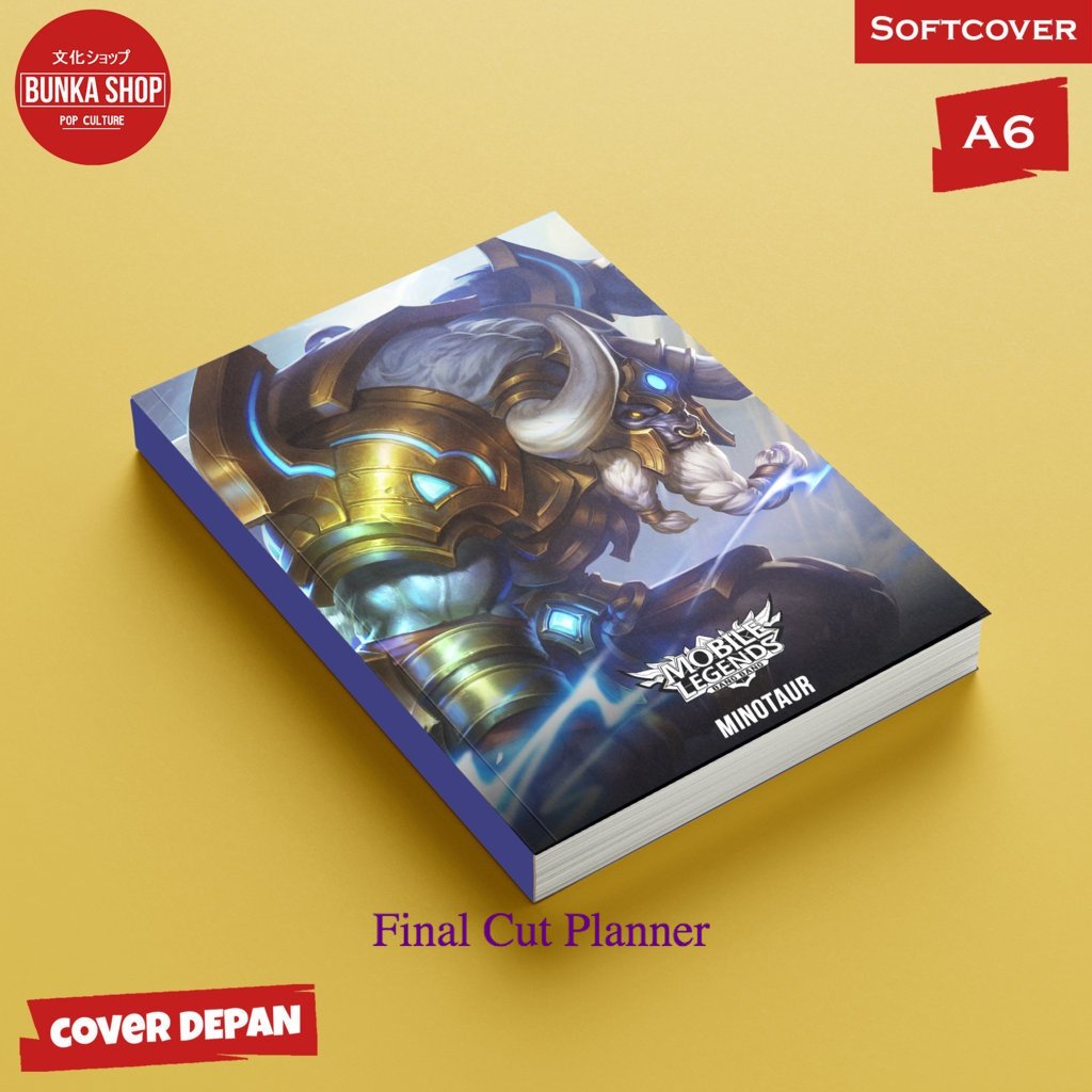

Pocket Note Mobile legends Minotaur Softcover A6 Buku tulis catatan Notes Agenda Planner Jurnal .