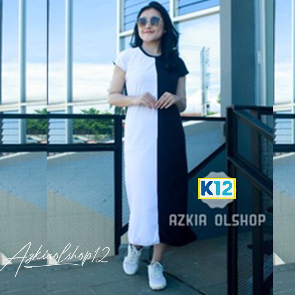 ( BISA COD ) INNER SPAN DRESS LENGAN PENDEK COMBO / GAMIS SPAN COMBO LENGAN PENDEK