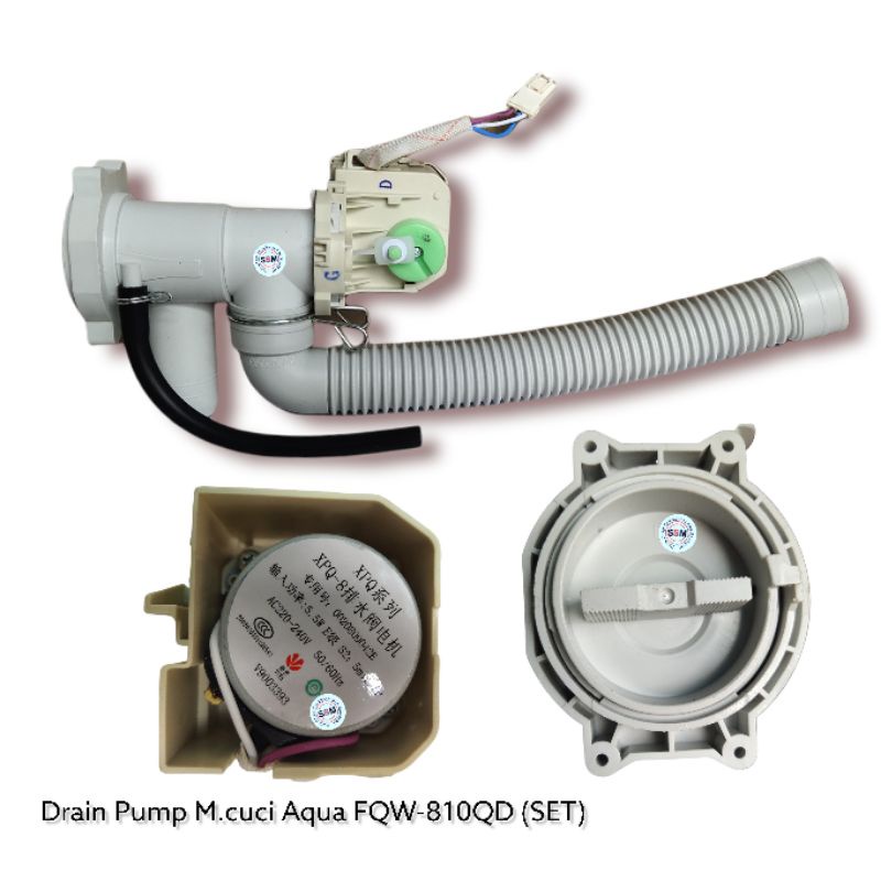 MOTOR DRAIN MESIN CUCI AQUA DRAIN PUMP MESIN CUCI AQUA SET