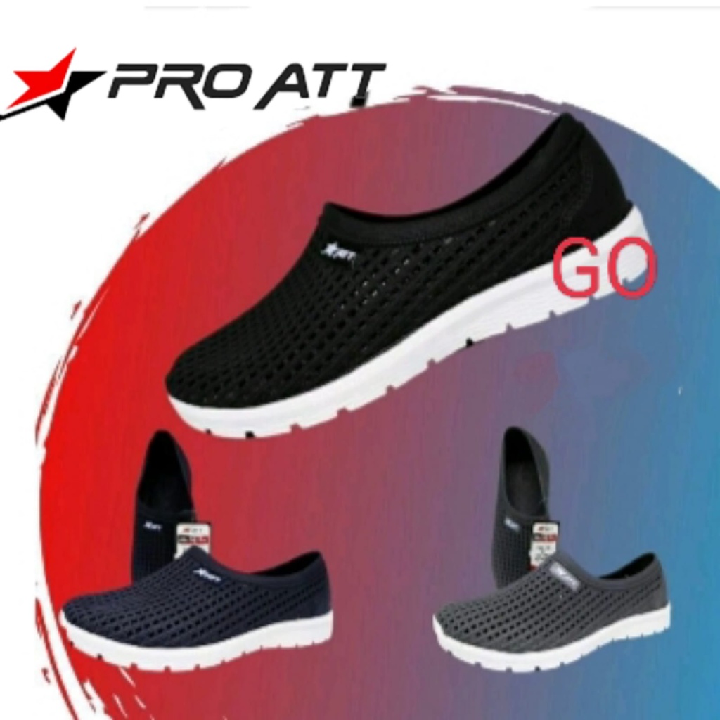 gof ATT PSO 159 SEPATU KARET SLIP ON Sepatu Cowok/Cewek Casual Anti Air Empuk Tidak Lecet Ringan
