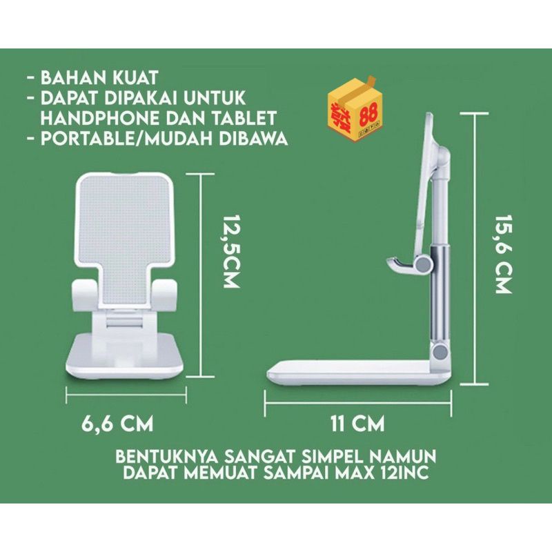 Stand HP Tablet Live Kuat Kokoh Adjustable Universal