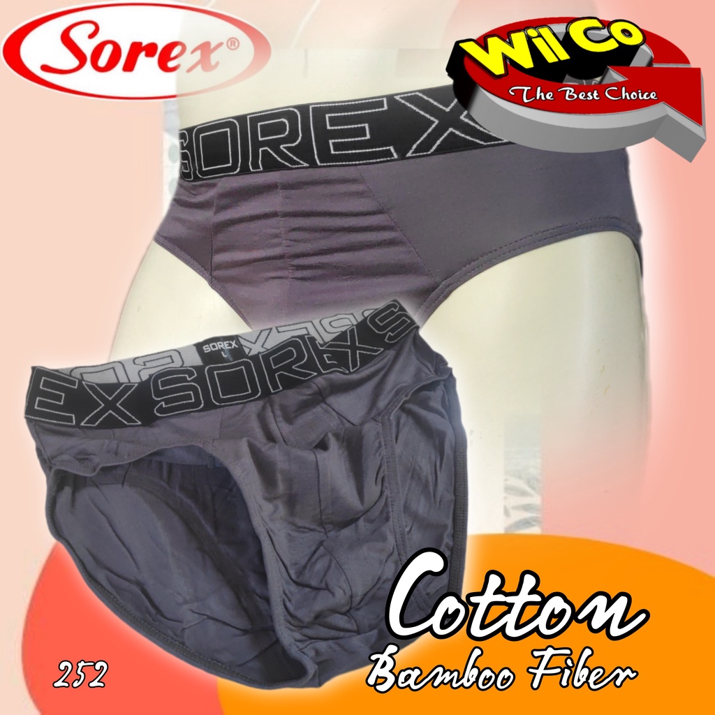 K252T - (HARGA PER 3 Pcs) CELANA DALAM SEGITIGA PRIA PRIA SOREX SIZE S - XL