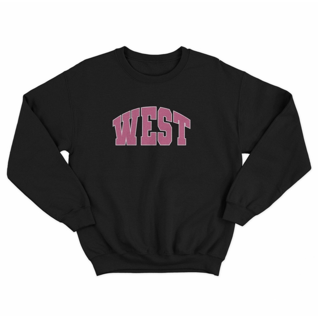 SWEEPER - BASIC SWEATER WEST M - XXL (SABLON) (PRIA &amp; WANITA) BAHAN FLEECE