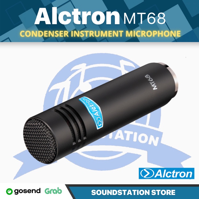 ALCTRON MT68 CONDENSER INSTRUMENT MICROPHONE - Mic Instrumen Condenser