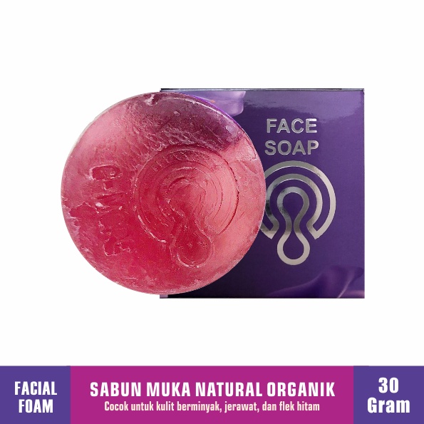 Sabun Muka untuk Jerawat 30 Gr Pembersih Wajah Pria dan Wanita Alami / Sabun Cuci Muka untuk Kulit B