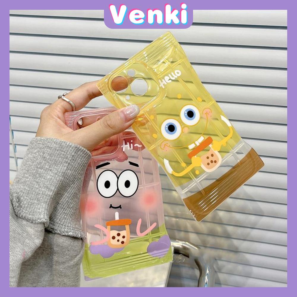 Case For iPhone 14 Pro Max Soft TPU Clear Case Snack Case Cartoon Cute Camera Protection Airbag Shockproof For iPhone 14 13 12 11 Plus Pro Max 7 Plus X XR