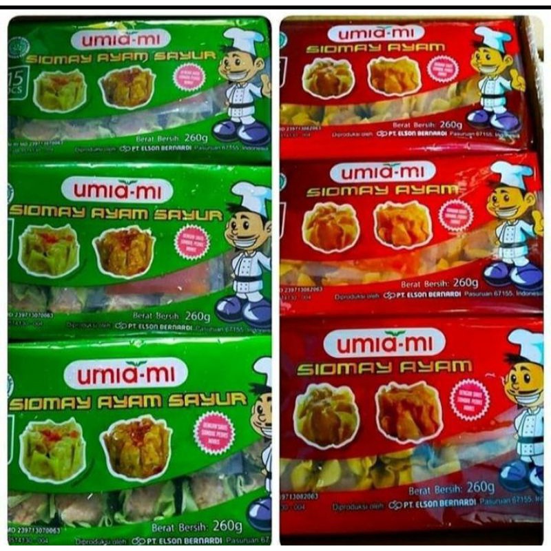 

Siomay ayam dan siomay ayam sayur isi 15 pcs
