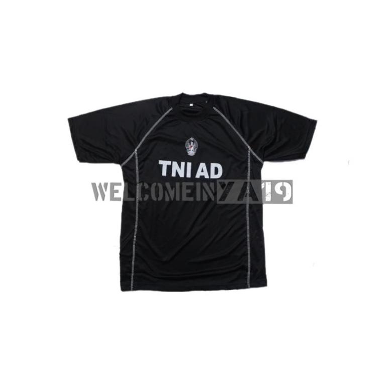 Kaos Jersey Logo TNI AD Hitam / Kaos Jersey TNI AD {PTN.31Oc22ᴶ}