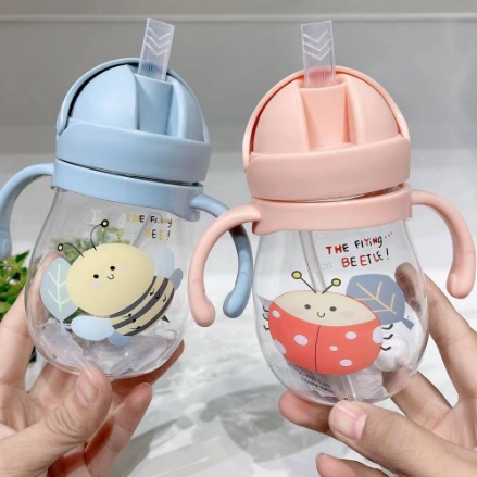 BOTOL MINUM SEDOTAN ANAK MOTIF / BOTOL MINUM ANAK / BOTOL SUSU ANAK / BOTOL SEDOTAN ANAK