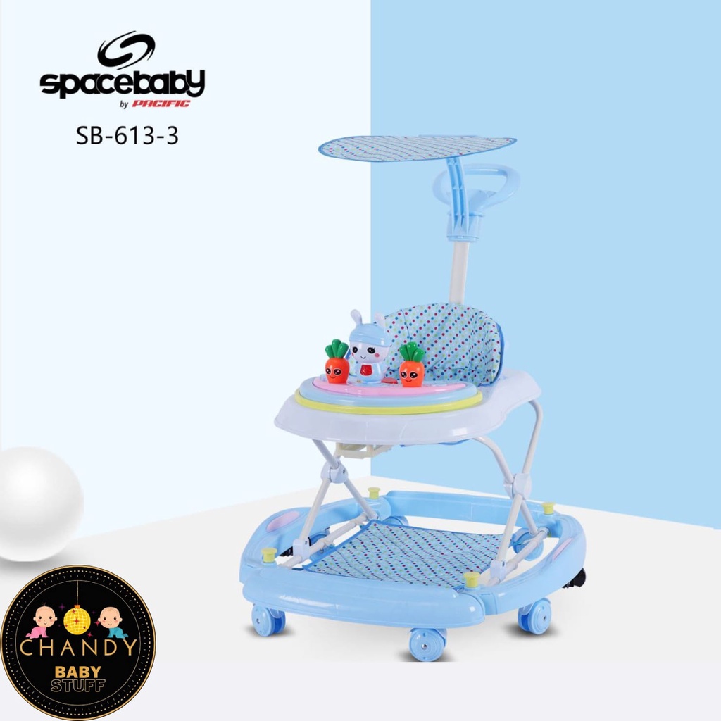 BABY WALKER SPACE BABY SB 613-3 ADA REM DAN BISA AYUN