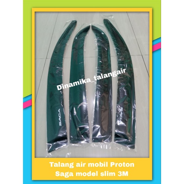 Talang air mobil Proton Saga model slim 3M