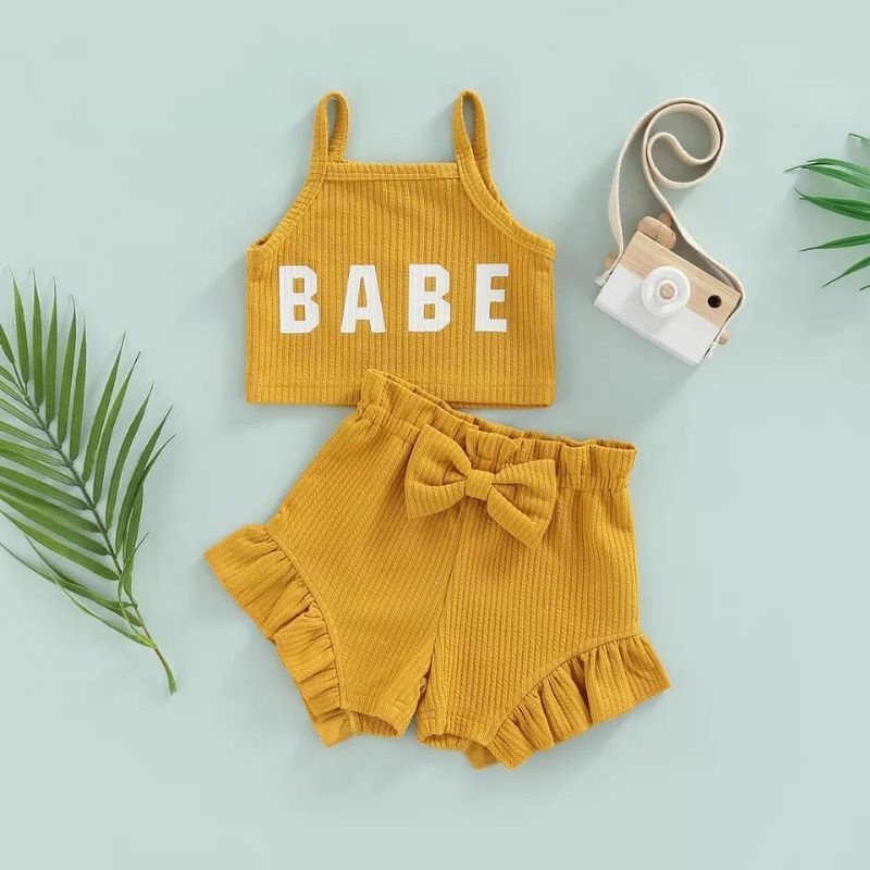 Set Cilla BABE Casual Todler Baby 0-24 Bulan / Setelan Baby Newborn 0-24 Bulan