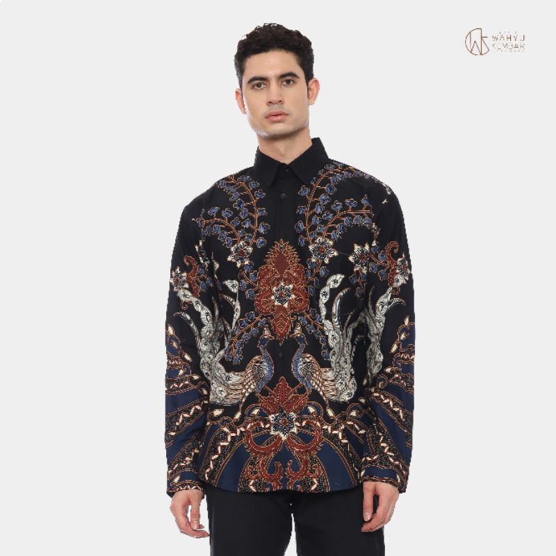 Batik Pria Kemeja Panjang Slim Arjuna - Naira Batik