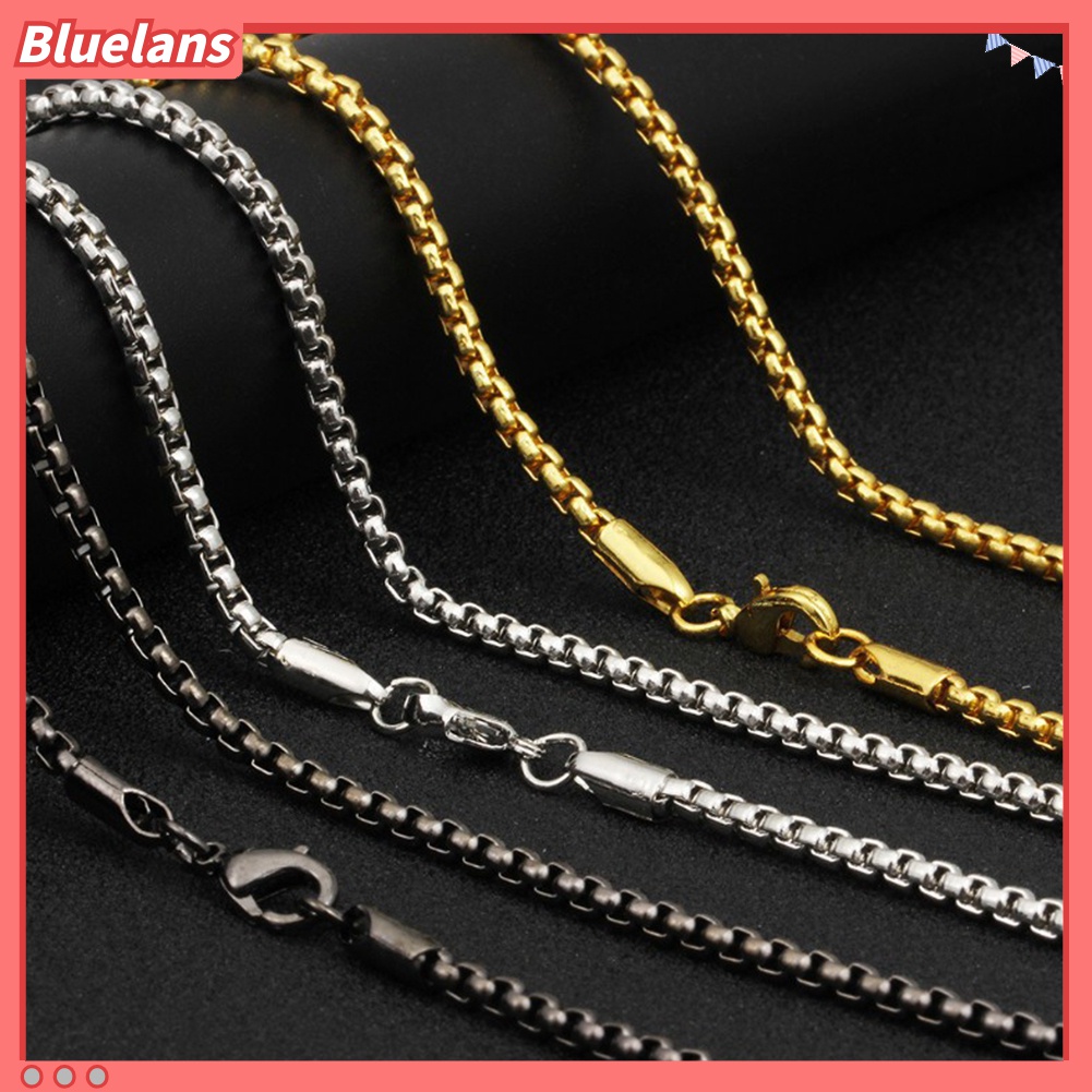 Kalung Rantai Liontin Salib Bahan Titanium Steel Gaya Retro Untuk Pria