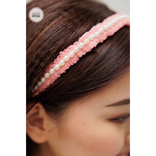 BANDO LACE MUTIARA KOREA  BANDANA MUTIARA KOREA STYLE