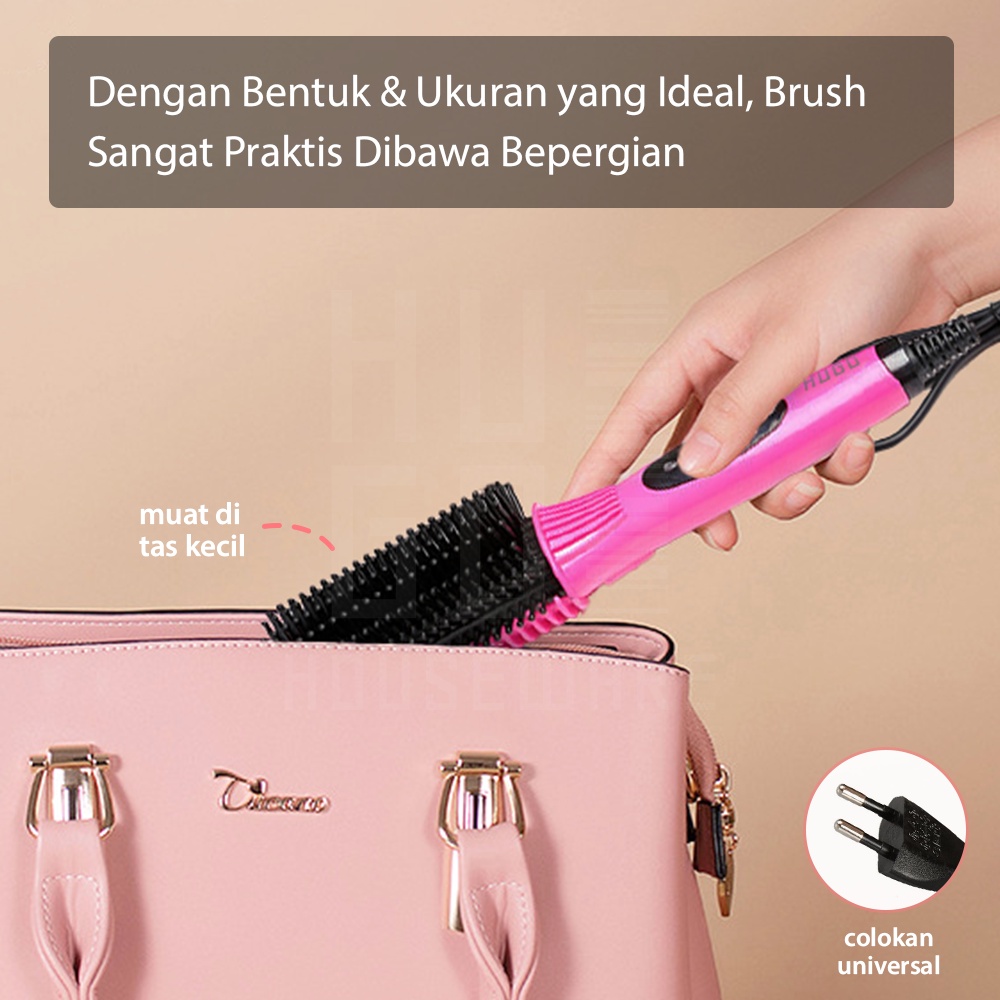 HUGO Catok Sisir Pelurus Rambut Alat Catokan Rambut Elektrik Hair Straightener