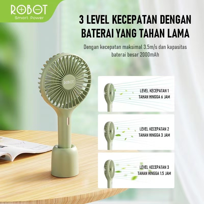 Kipas Portable Mini ROBOT RT-BF17 Mini Fan Original - Garansi Resmi 1 Tahun