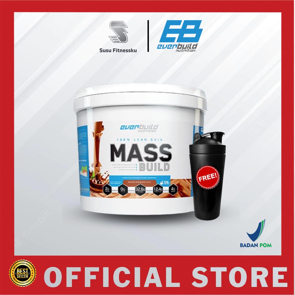 Jual Everbuild Mass Build 12lbs Gainer Gainer Penambah Berat Badan