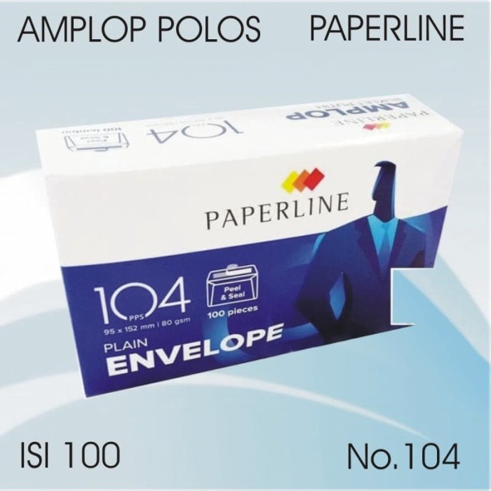 

Lucu Amplop Polos / Envelope Plain (Putih) Paperline N0.104 (100 %) Putih Limited