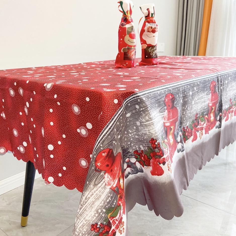 CBT.31Oc22y ‑ Taplak Meja Natal 150 x 180cm -Taplak Meja Motif Natal-Taplak Murah-Taplak Meja Makan/