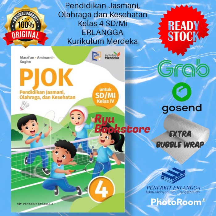 Pendidikan Pjok Kelas 4 Sd/Mi Kurikulum Merdeka - Erlangga
