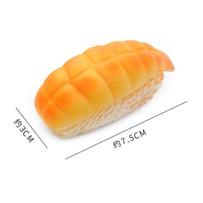 Sushi rubber squeaky toy