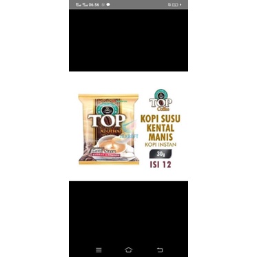 

Kopi Saschet Instant Top Cofe Kopi Susu Kental Manis 12saschet