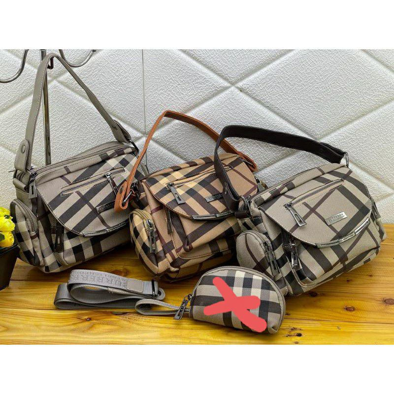 Tas Slempang Burberry  size 29x18 cm. Tas Slempang Wanita Tas Burberry Terbaru Bisa COD!!