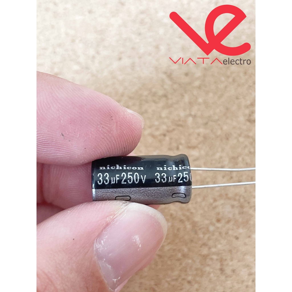 KAPASITOR ELCO 33UF 250V (1 BUAH) KAPASITOR CAPACITOR ELKO KAPASITOR 33 UF 250 V