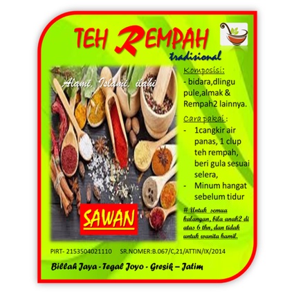 Jamu Sawan / Obat Sawan/ Teh Sawan