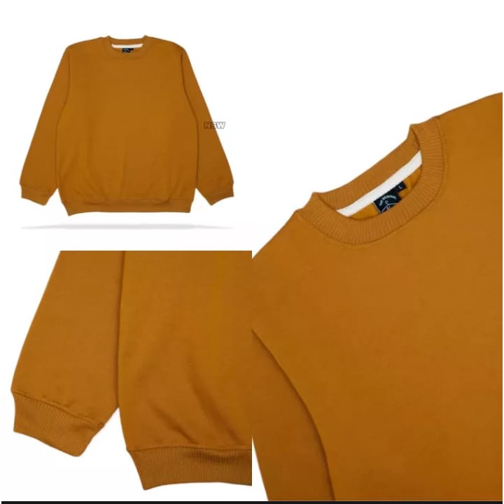 (BISA COD) Sweater Crewneck / sweater termurah / sweater terlaris / sweater berkualitas bahan cotton fleece gramasi 240