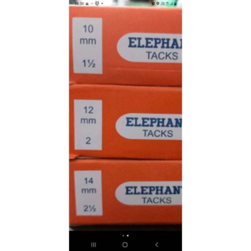 Paku Open Cap Gajah/Mayur Brand /Merak 10mm 12mm 14mm