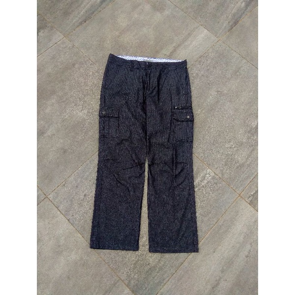 CELANA PANJANG CARGO SECOND ORIGINAL CHARCOAL