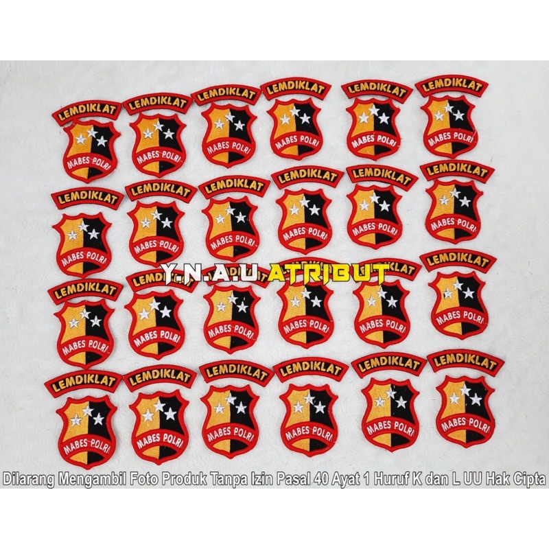 ATRIBUT PDL POLRI/PDL BORDIR MABES POLRI LEMDIKLAT