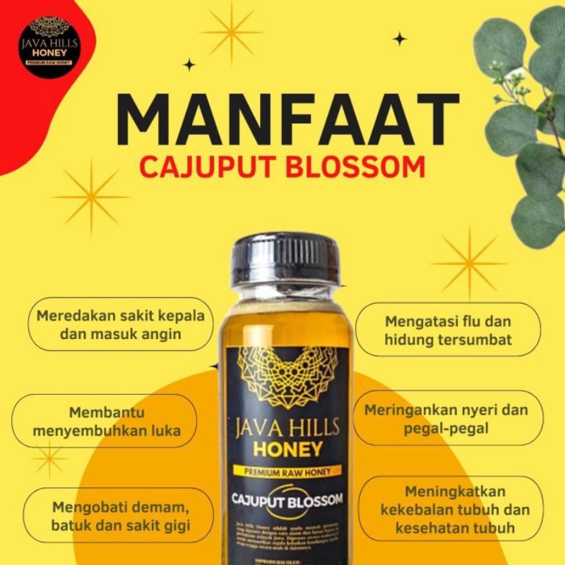 

Madu Asli Murni Herbal Java Hills Honey Cajuput Blossom