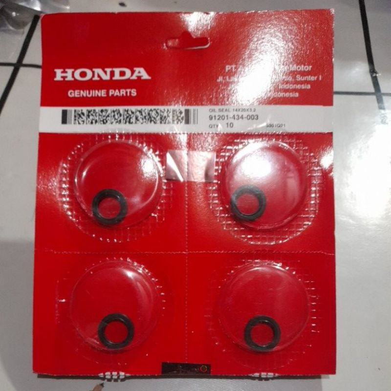 Seal 14x20x3.2 As Pipa Arem Rasio Vario Beat Scoopy Vario 125 Beat esp 91201-434-003
