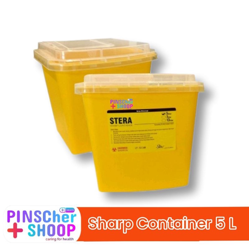Sharp Container 5 L Stera Tempat Limbah Medis