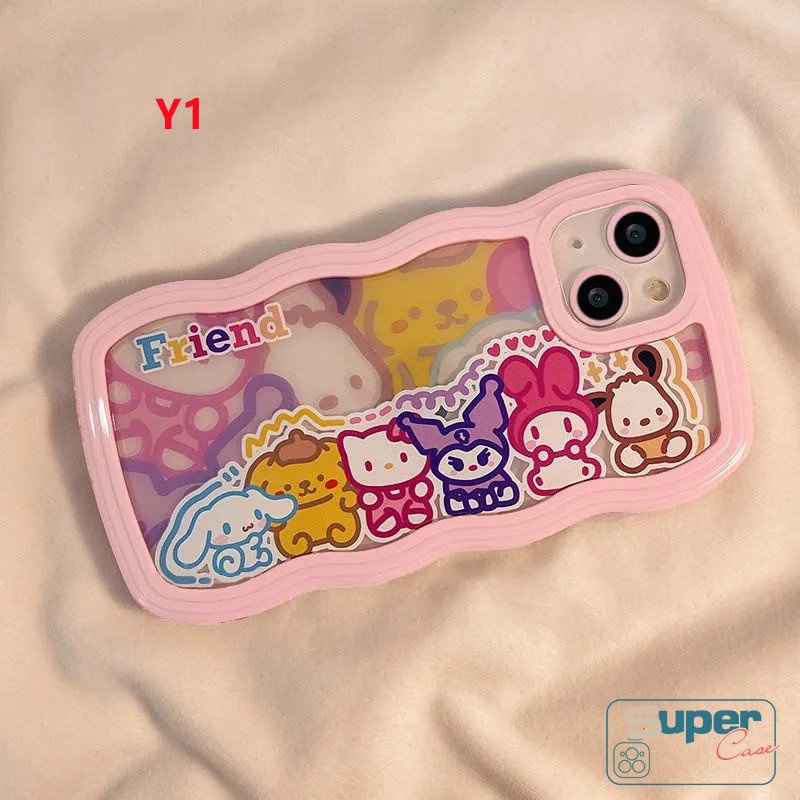 Untuk Redmi 12C 9 9A 10A A1+10C 10 9C NFC 9T Redmi Note10 9 8 11 10s 11s 9pro 9s 11pro+10Pro Max Plus Mi 11T Pro POCO X3 NFC M3 Kartun Disney Animals Soft TPU Case Wavy Edge