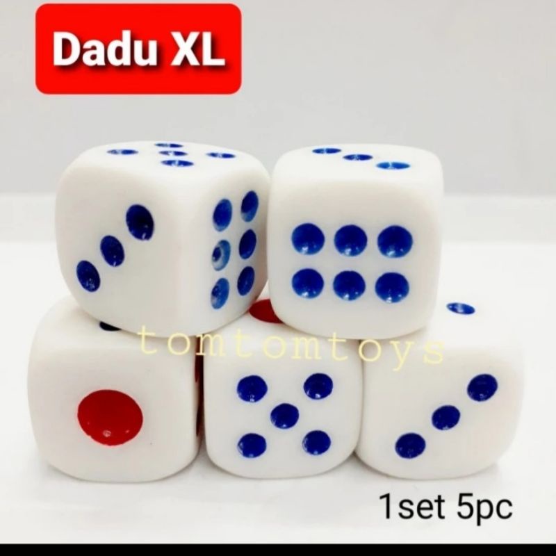 DADU XL dan dadu L mainan dadu dice ukuran besar