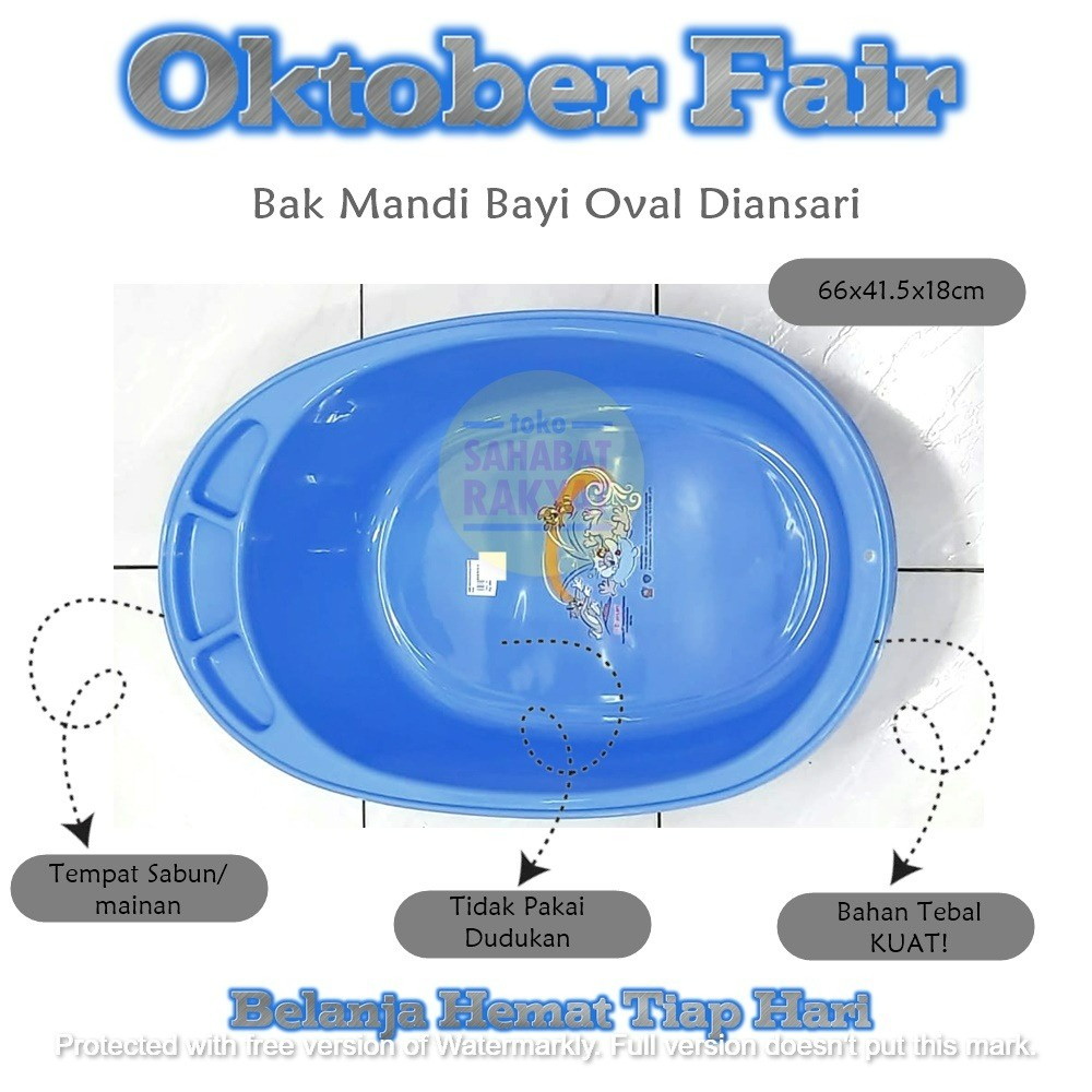 BBL-001A Bak Mandi Bayi Oval Diansari