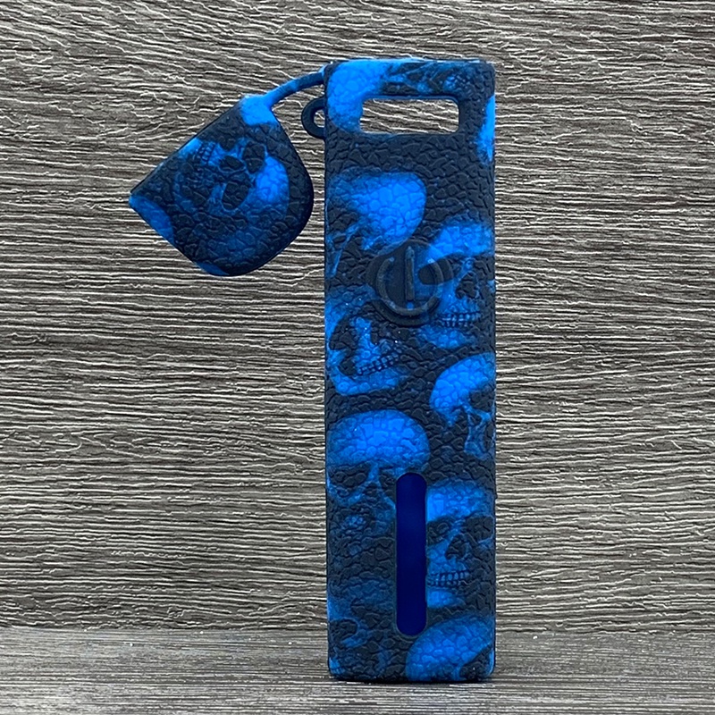 Soft Case Silikon Motif Tengkorak Dengan Tali Lanyard Untuk Earphone Caliburn G2