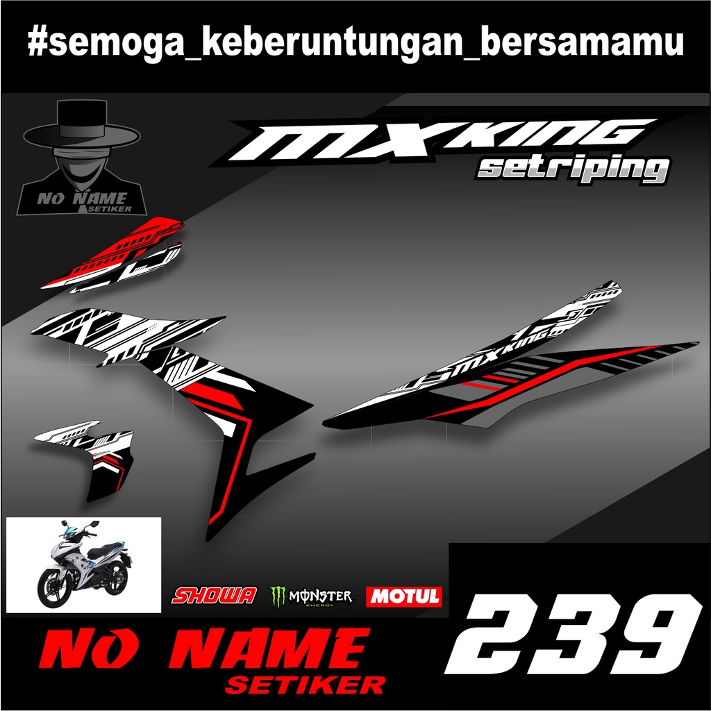 Striping Jupiter Mx King 150 (239) 2015 2016 2017 2018 2019 2020 2021 2022 Stiker Sticker Setiker