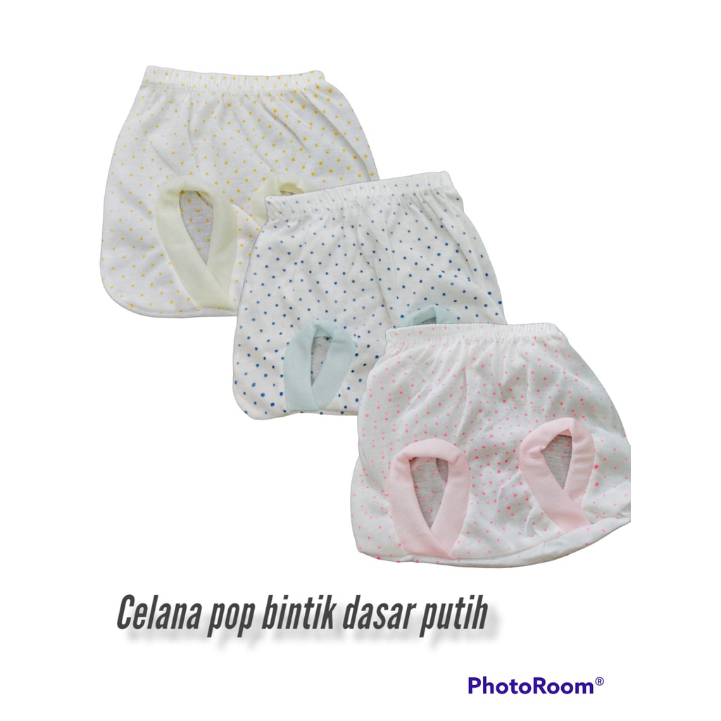 1 Lusin Celana Pop atau Kacamata NDOL BINTIK Harian Bayi Lusinan